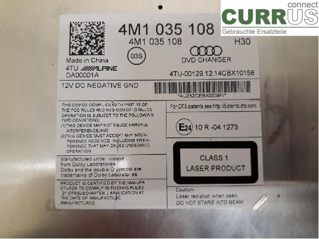 AUDI Q7/SQ7 Manuel gearkasse med overdrive 4M1035108 CRTC