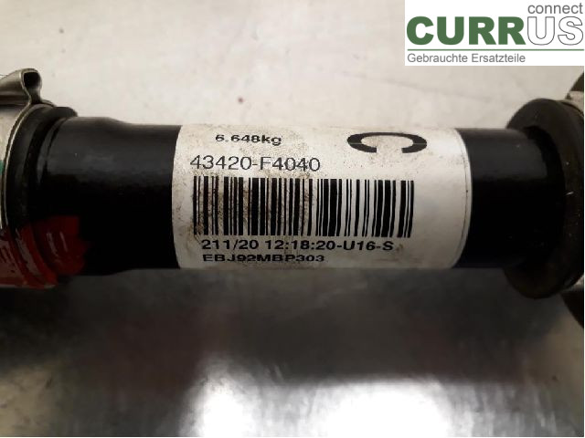 TOYOTA C-HR 16-23 Front axle assembly (4WD) 43420-F4040 2ZR-FXE
