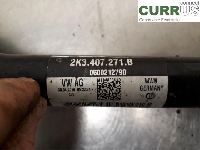 VW CADDY  16-20 Front axle assembly (4WD) 2K3407271BX DFSD