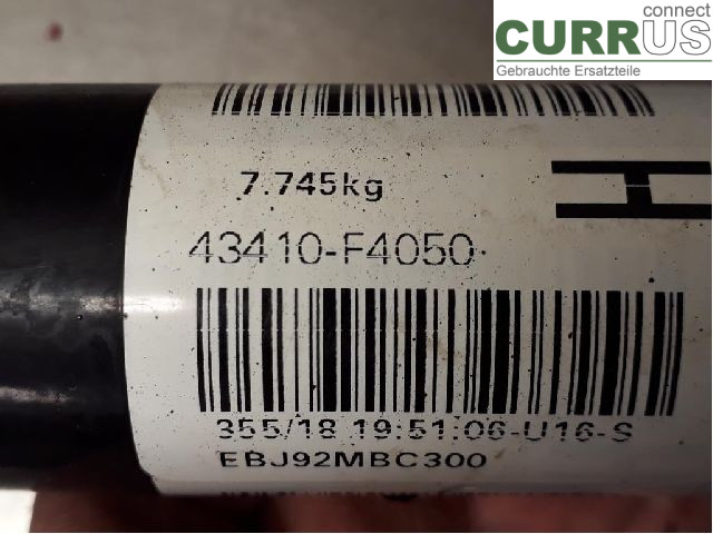 TOYOTA C-HR 16-23 Pièces de transmission 43410-F4050 2ZR-FXE