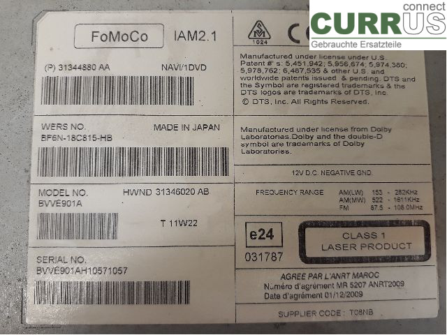 VOLVO XC70   08-13 Gearkasse 7-trins 36051007 B6304T4