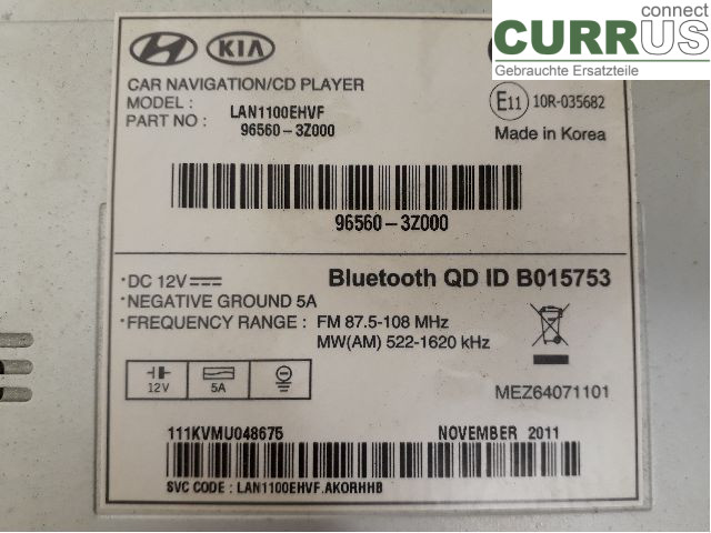HYUNDAI i40  08-15 Gearkasse 7-trins 965603Z0004X D4FD