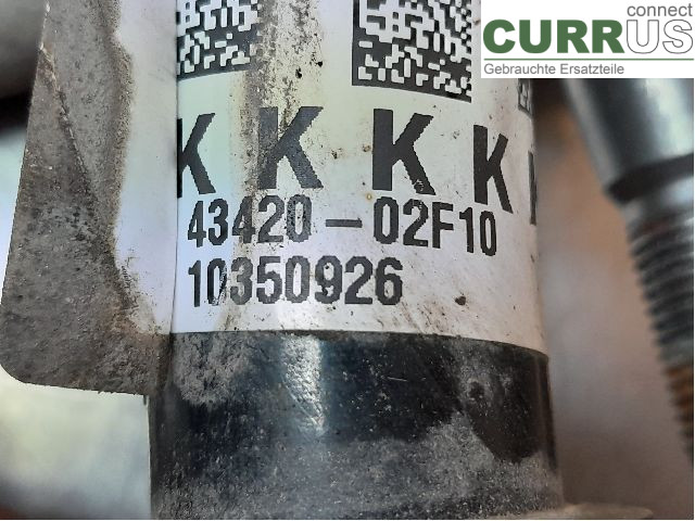 TOYOTA COROLLA 19- Forakselsamling - 4WD 43420-02F10 2ZR-FXE