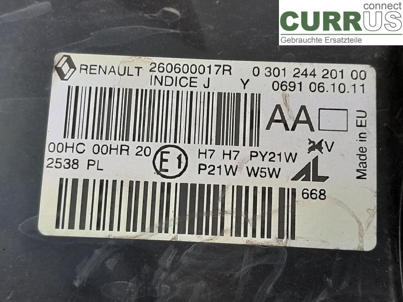 RENAULT MEGANE III 09-15 Manual gearbox (4-speed) 260607449R K9K-834
