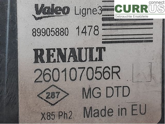 RENAULT CLIO III  09-12 Manual gearbox (5-speed) 260103749R D4F-740