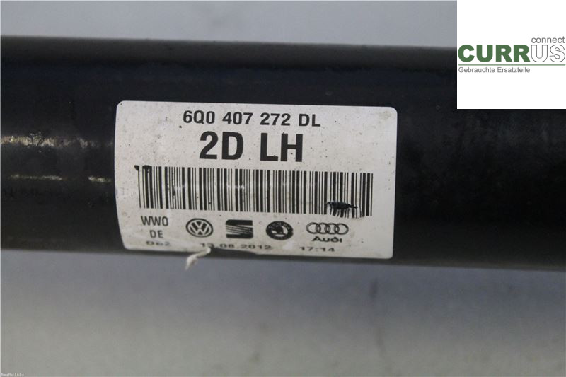 SKODA FABIA         07-14 Transmissionsdelar 6Q0407272DL 1,2 TSI