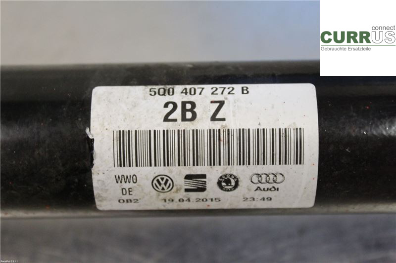 VW GOLF / E-GOLF VII   13-20 Transmission parts 5Q0407762CX 1,2 TSI