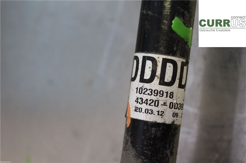 TOYOTA YARIS       12-14 Forakselsamling - 4WD 43420-0D390 1,0