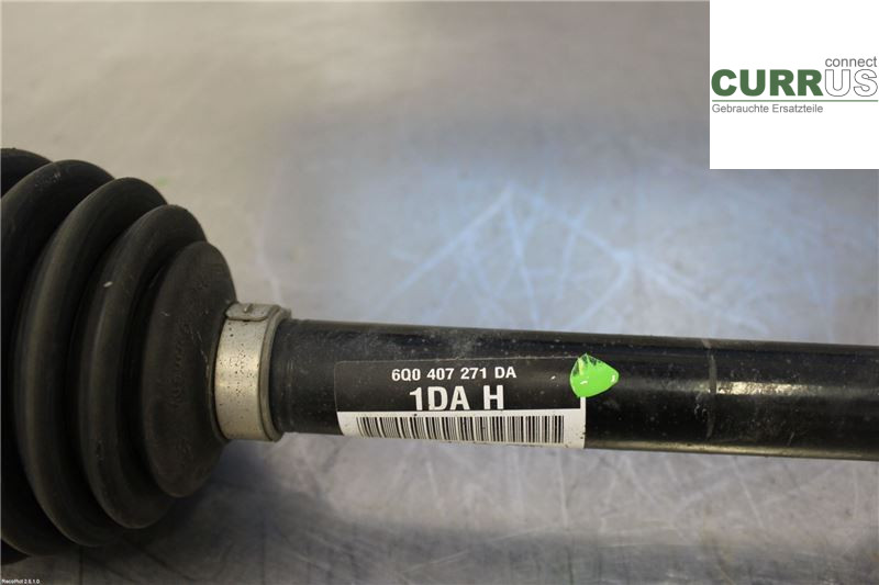 SKODA FABIA         07-14 Front axle assembly (4WD) 6Q0407271DA 1,2 TSI