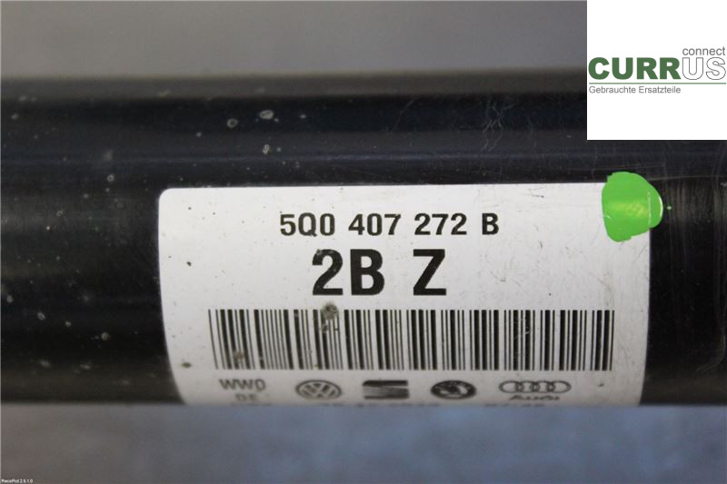 VW GOLF / E-GOLF VII   13-20 Transmission parts 5Q0407762CX 1,2 TSI