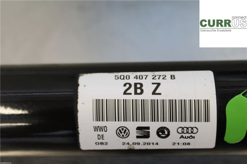 VW GOLF / E-GOLF VII   13-20 Getriebeteile 5Q0407272B 1,2 TSI