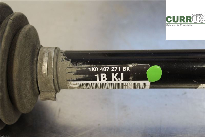 VW GOLF / E-GOLF VII   13-20 Front axle assembly (4WD) 1K0407271BK 1,2 TSI