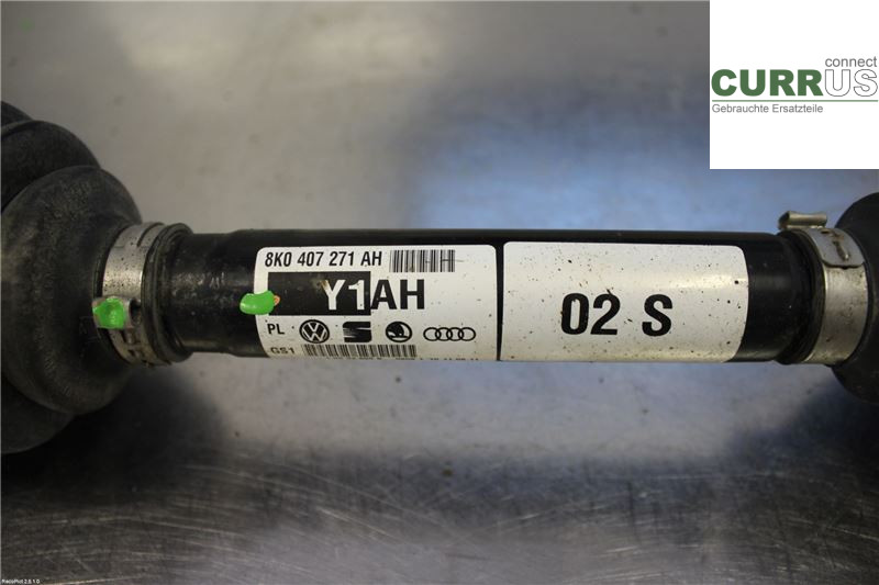 AUDI A5  07-16 Front axle assembly (4WD) 8K0407451LX 3,0 TDI