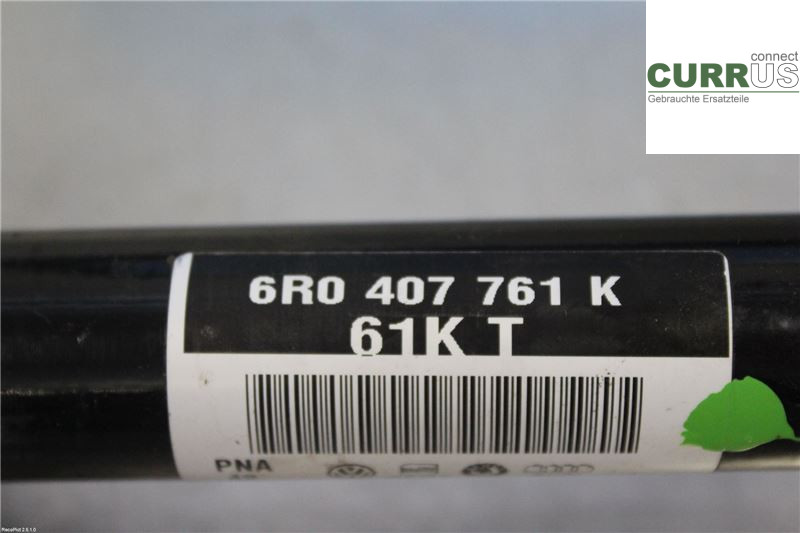 VW POLO       10-17 Front axle assembly (4WD) 6R0407761KX 1,2 TSI