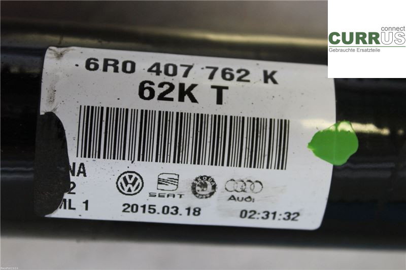 VW POLO       10-17 Części układu napędowego 6R0407762KX 1,2 TSI