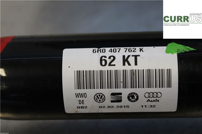 SKODA FABIA  15- Części układu napędowego 6R0407762KX 1,2 TSI