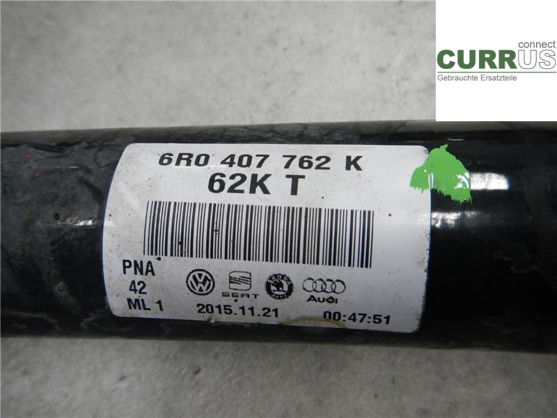 VW POLO       10-17 Części układu napędowego 6R0407762KX 1,2 TSI