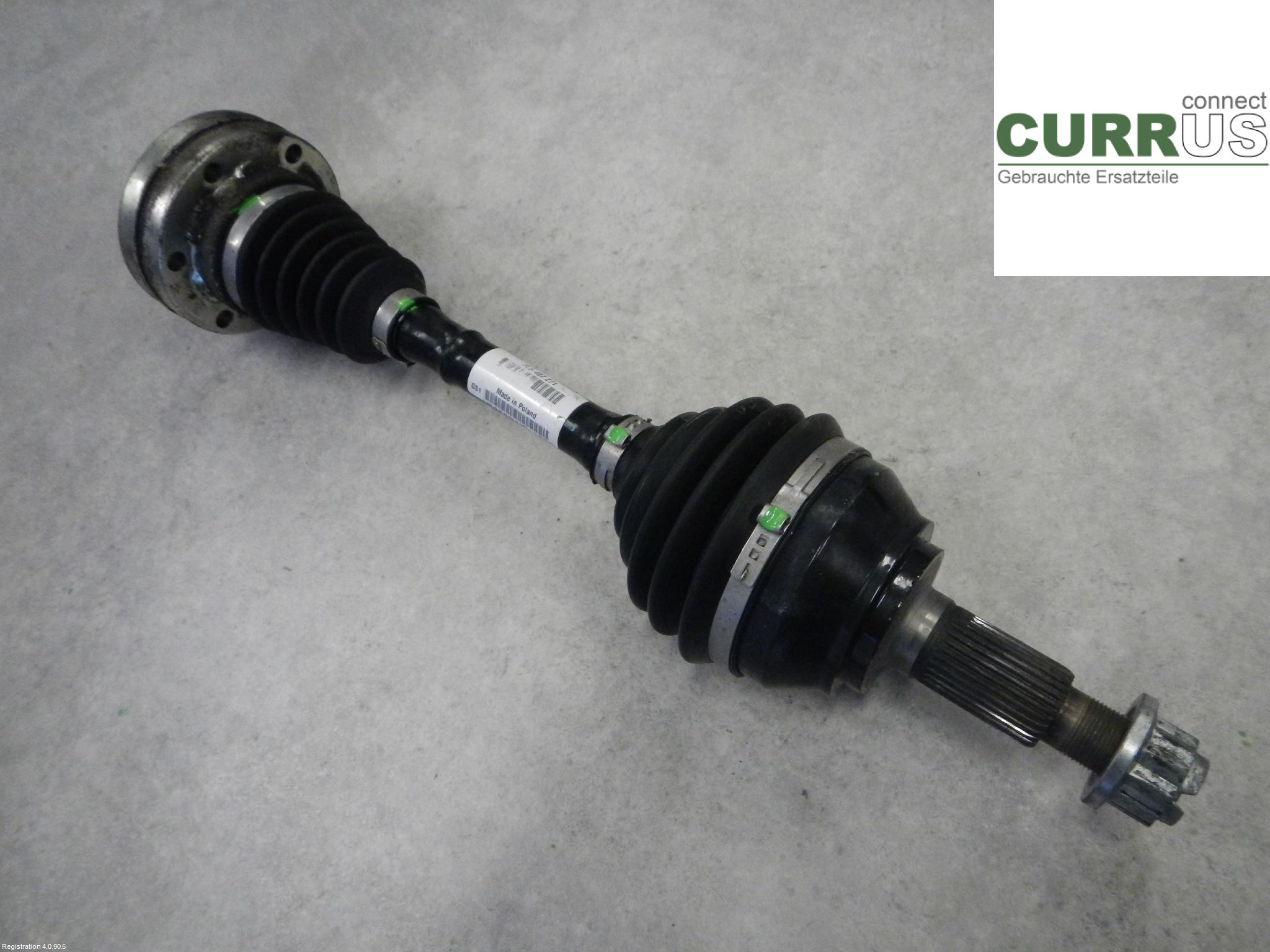 PORSCHE CAYENNE 03- Front axle assembly (4WD) 95534903813 4,8 GTS