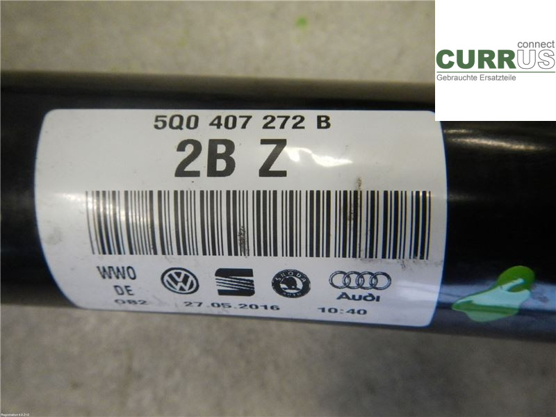 AUDI A3/S3 8V  13-20 Transmission parts 5Q0407762CX 1,2 TFSI