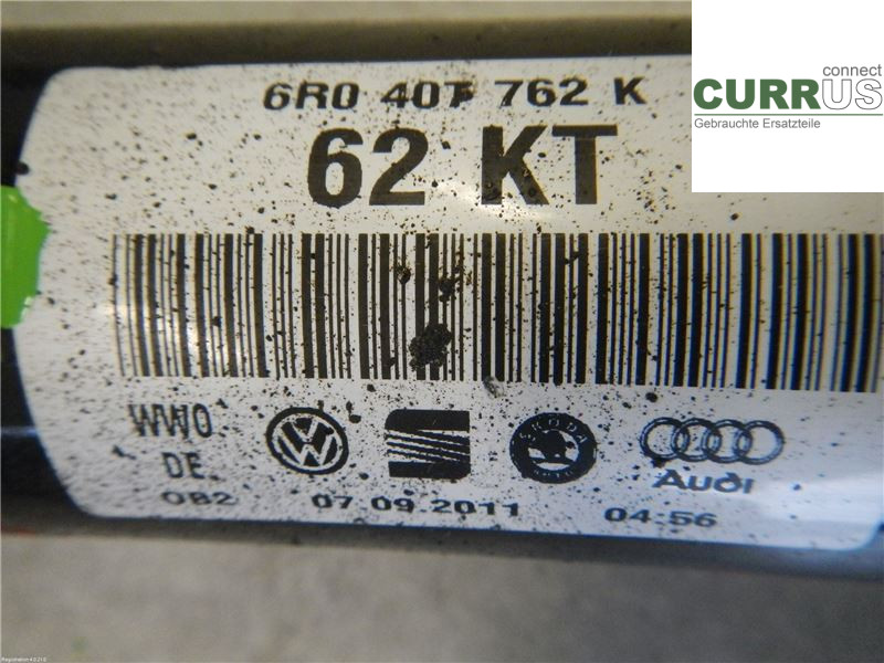 SKODA FABIA         07-14 Transmission parts 6R0407762KX 1,2 TSI