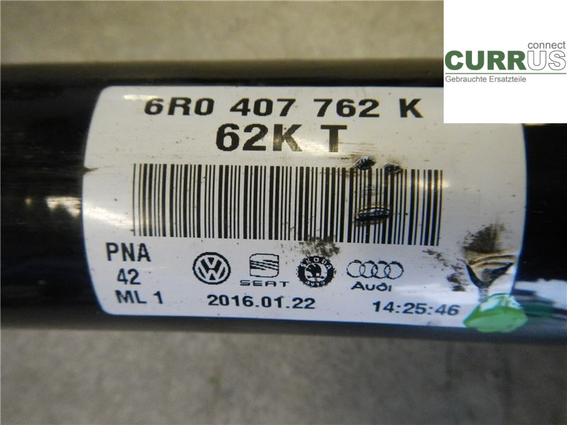 VW POLO       10-17 Transmission parts 6R0407762KX 1,2 TSI
