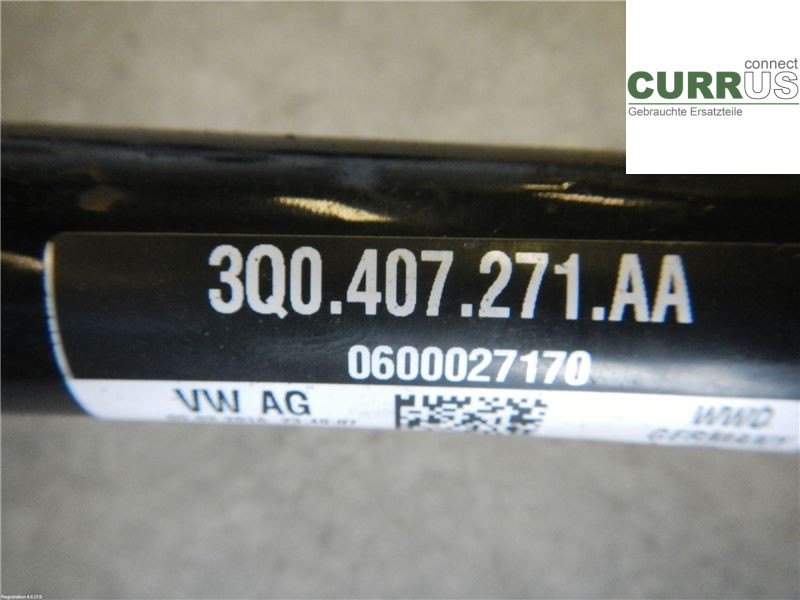 VW PASSAT  15-19 Przedni most (4x4) 3Q0407761BX 1,4 TSI