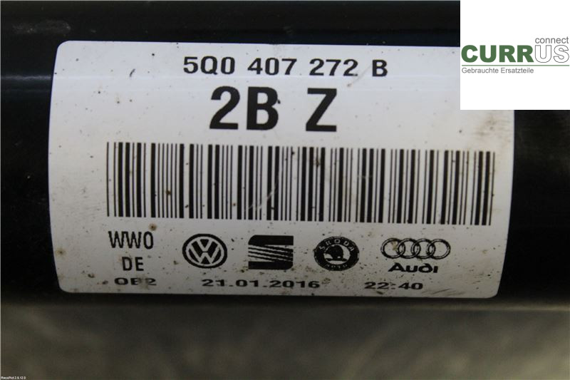 SEAT LEON   13-20 Transmission parts 5Q0407762CX 1,2 TSI