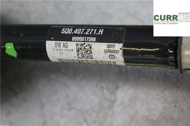 SKODA OCTAVIA  13-20 Front axle assembly (4WD) 5Q0407761AX 1,6 TDI
