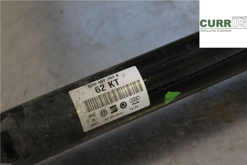 SKODA FABIA  15- Transmission parts 6R0407762KX 1,2 TSI