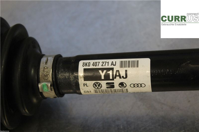 AUDI A5  07-16 Front axle assembly (4WD) 8K0407451LX 1,8 TFSI