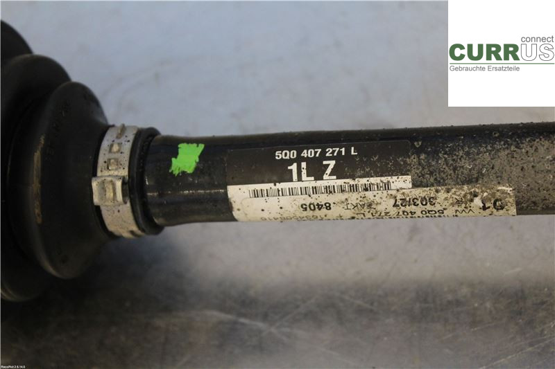 VW GOLF / E-GOLF VII   13-20 Front axle assembly (4WD) 5Q0407761X 2,0 TDI