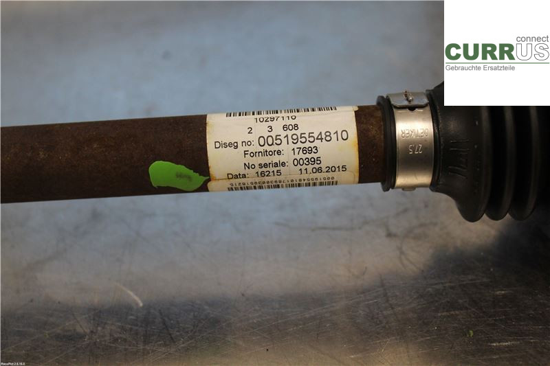 FIAT 500    07 Front axle assembly (4WD) 51955482 1.2
