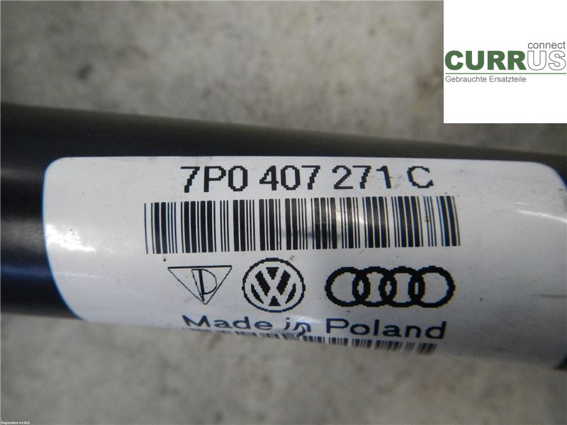 PORSCHE CAYENNE 03- Front axle assembly (4WD) 7P0407271C 3,0 TDI