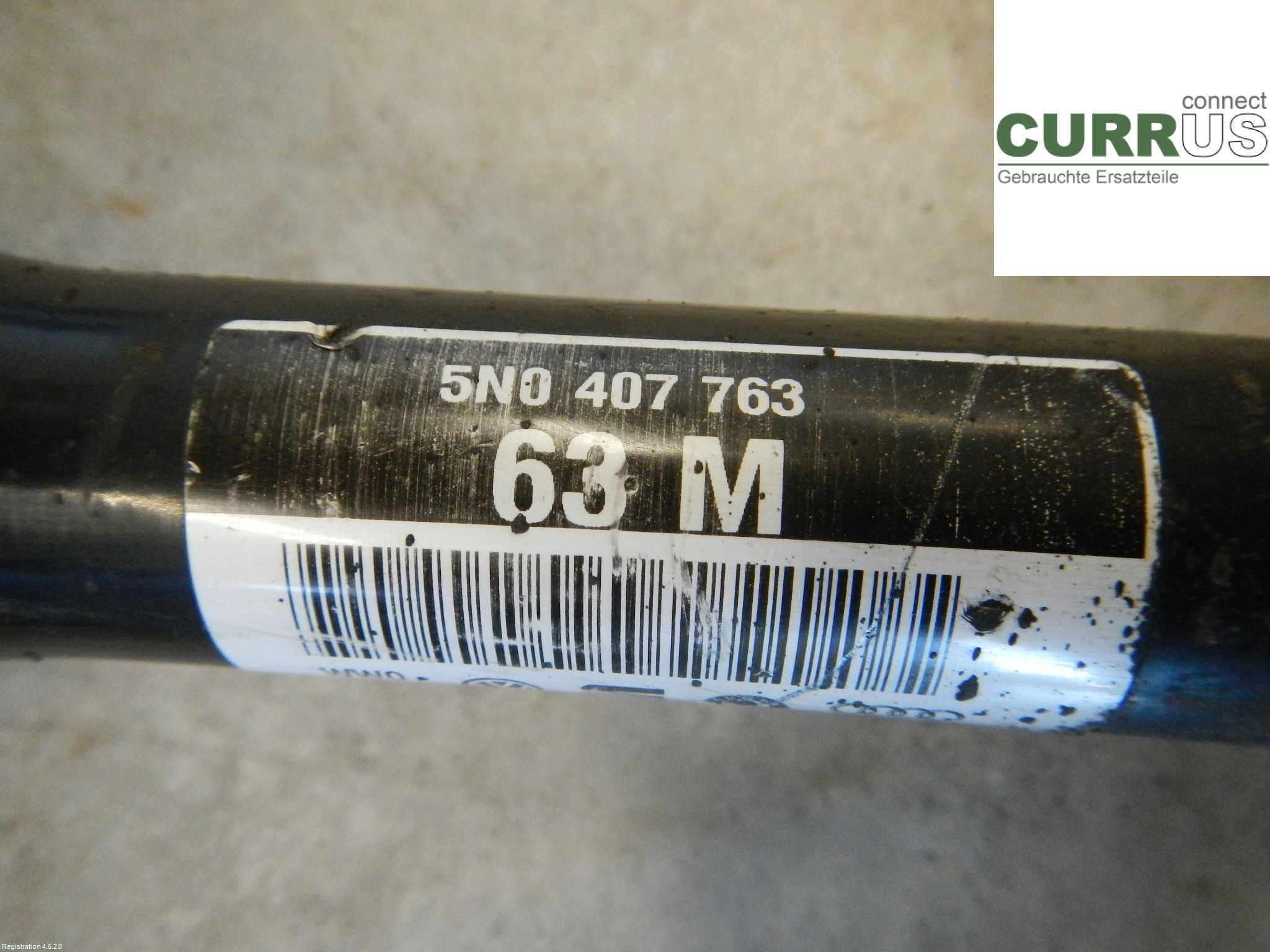 VW TIGUAN 07-16 Front axle assembly (4WD) 5N0407761Q CAVA
