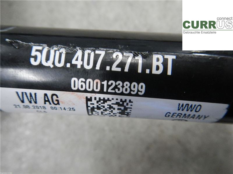 VW GOLF / E-GOLF VII   13-20 Front axle assembly (4WD) 5Q0407761EX 1,5 DADA