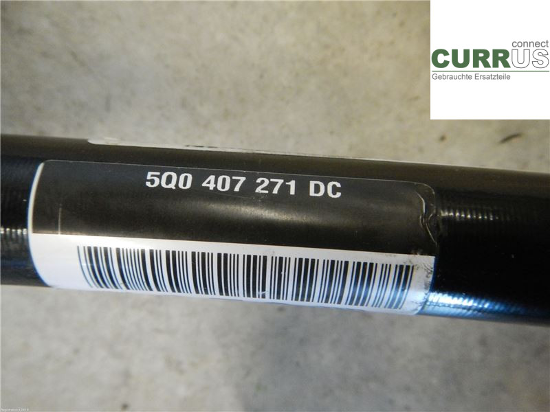 VW GOLF / E-GOLF VII   13-20 Front axle assembly (4WD) 5Q0407763BX 1.0 DKRF