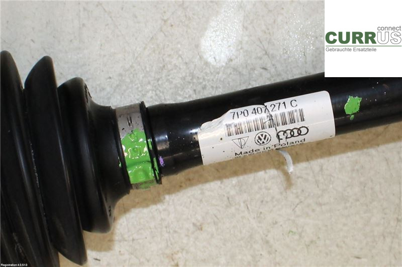 VW TOUAREG 7P 11-18 Front axle assembly (4WD) 7P0407271CX 4,2L CKDA