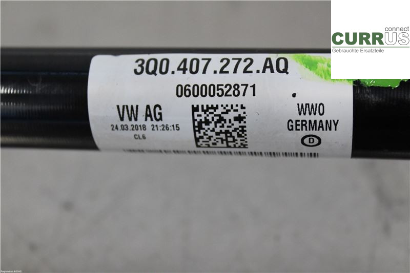 VW PASSAT  15-19 Transmission parts 3Q0407762BX 1,4L CZEA