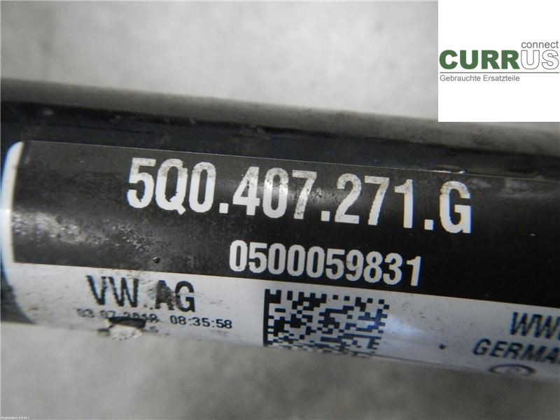 VW GOLF / E-GOLF VII   13-20 Front axle assembly (4WD) 5Q0407761DX 1,4L CZDA