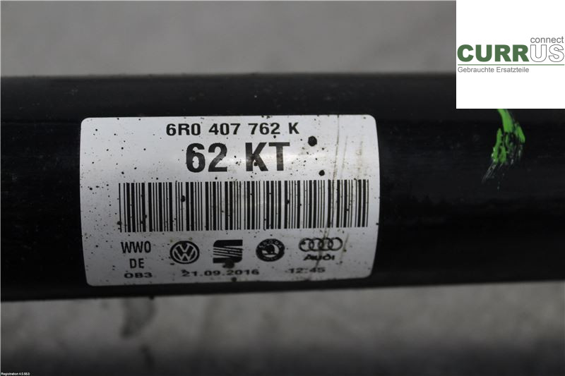 SKODA RAPID Transmission parts 6R0407762KX 1,2L CJZD