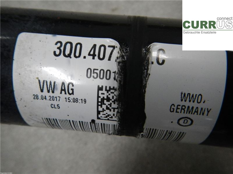 SKODA SUPERB 16-24 Pièces de transmission 3Q0407762DX 2,0L DFCA