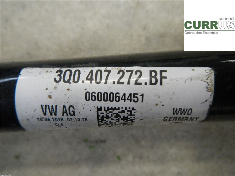 VW TIGUAN 16-24 Transmission parts 3Q0407762FX 1,4L CZDA