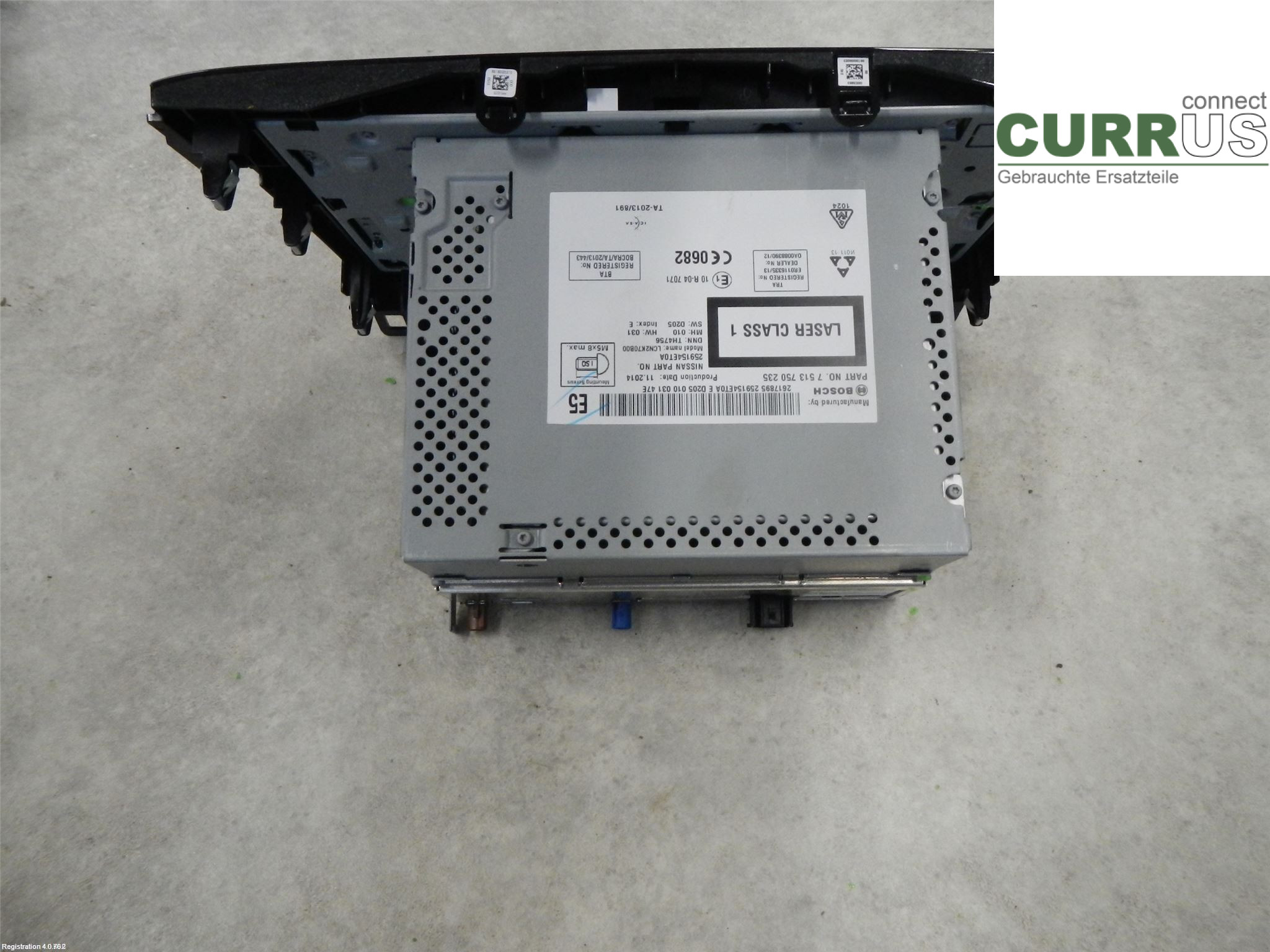 NISSAN X-TRAIL  14-21 7-speed gearbox 259154ET0A 1.6L R9M