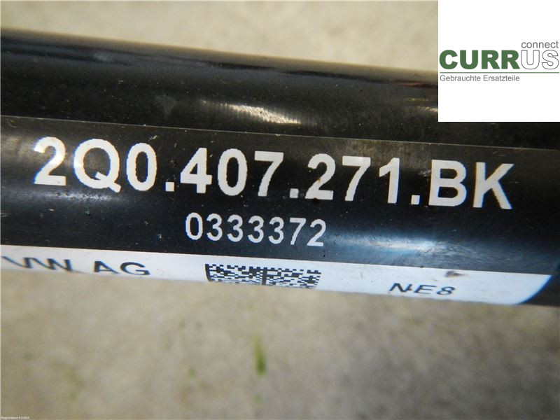 VW POLO VI 18- Front axle assembly (4WD) 2Q0407451AX 1.0L CHZL