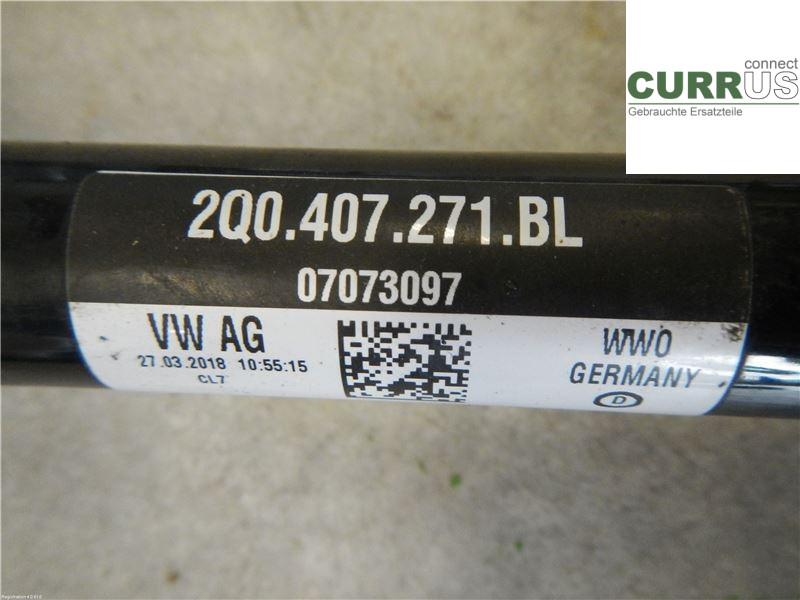 VW POLO VI 18- Front axle assembly (4WD) 2Q0407451AX 1.0L CHZL
