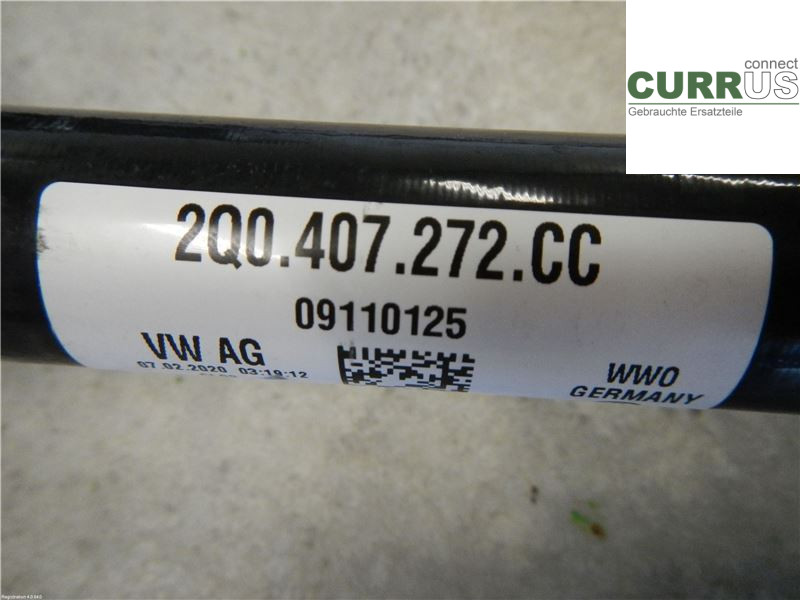 SEAT IBIZA V  17-20 Transmissionsdelar 2Q0407452KX 1.0L DKRF