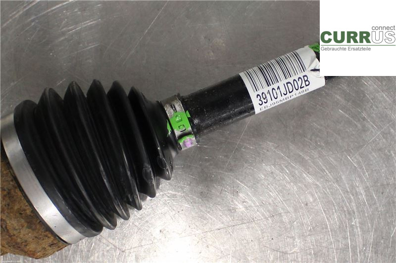 NISSAN QASHQAI   10-14 Front axle assembly (4WD) 39101JD02B 1.6L HR16DE