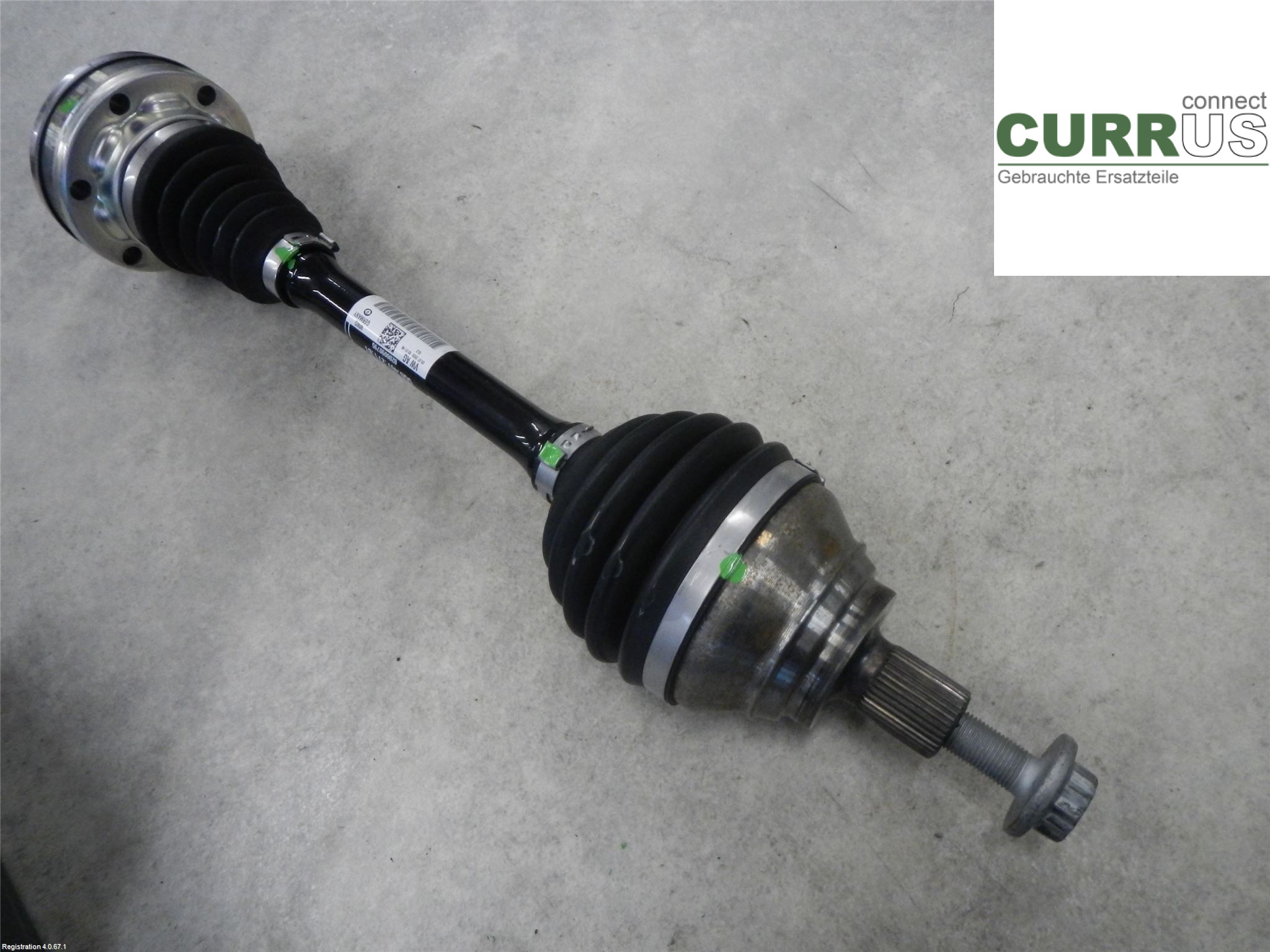 AUDI A3/S3 8Y 21- Front axle assembly (4WD) 5Q0407761EX 1.5L DFYA