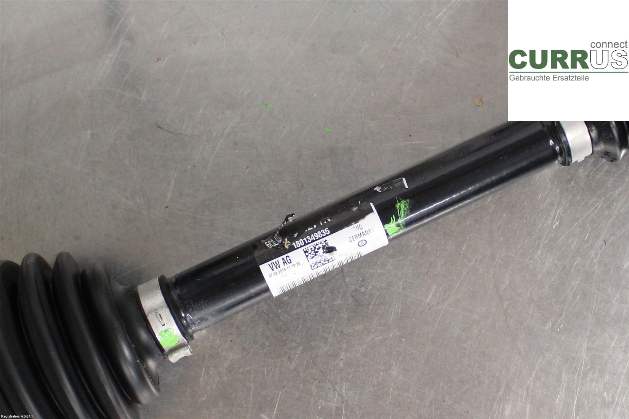 SKODA FABIA  15- Front axle assembly (4WD) 6C0407451X  1.0L DKLD