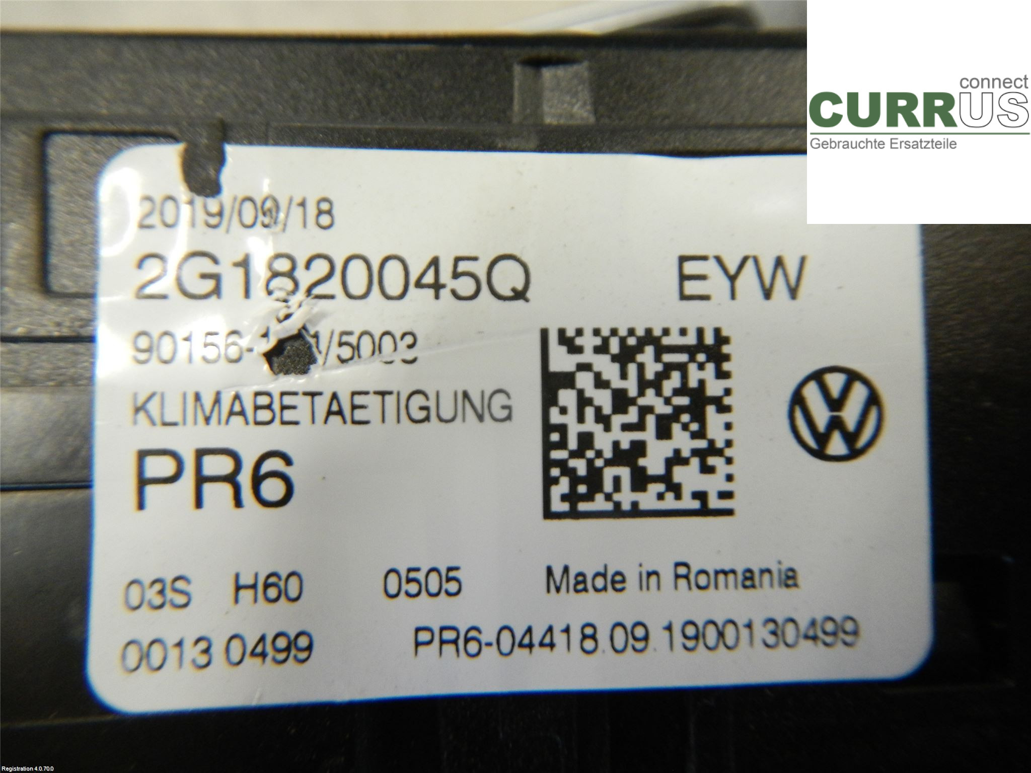 VW POLO VI 18- Drivaksel - foran 2G1820045Q 1.0L DKLA